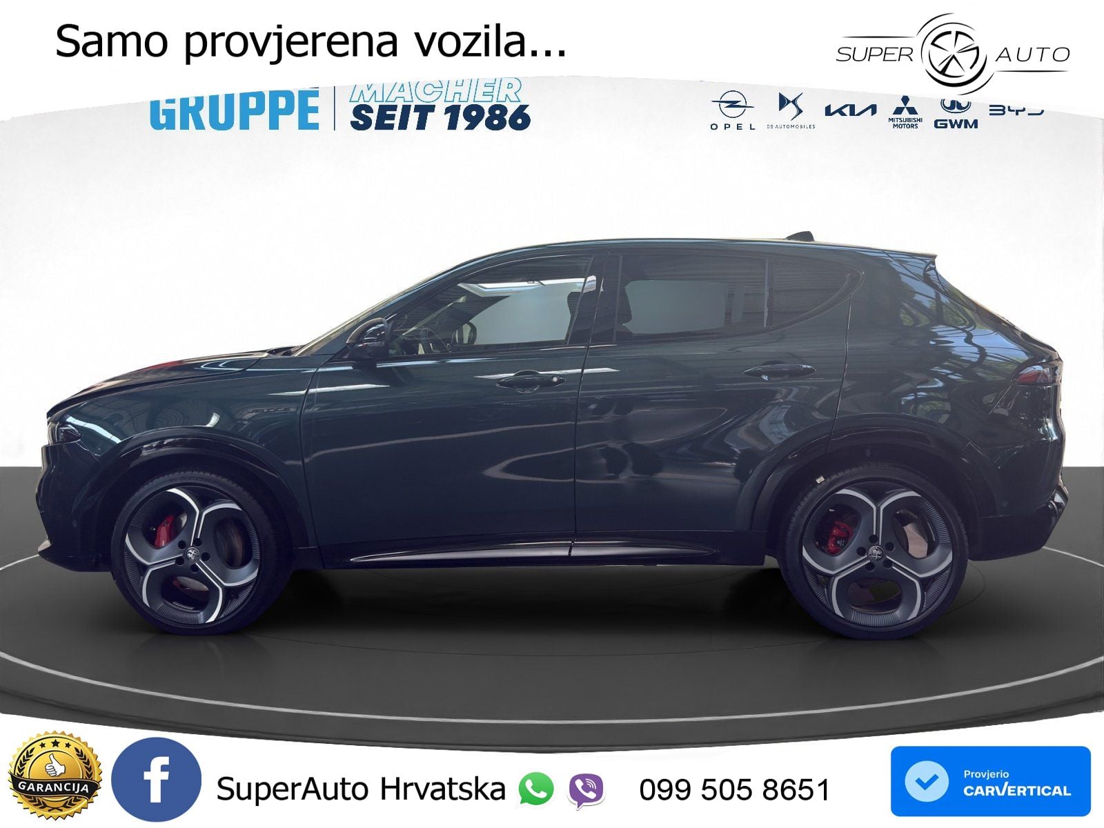 Alfa Romeo Tonale 1.5 VGT (174 KS) Hybrid TCT LED+GR SJED+ACC