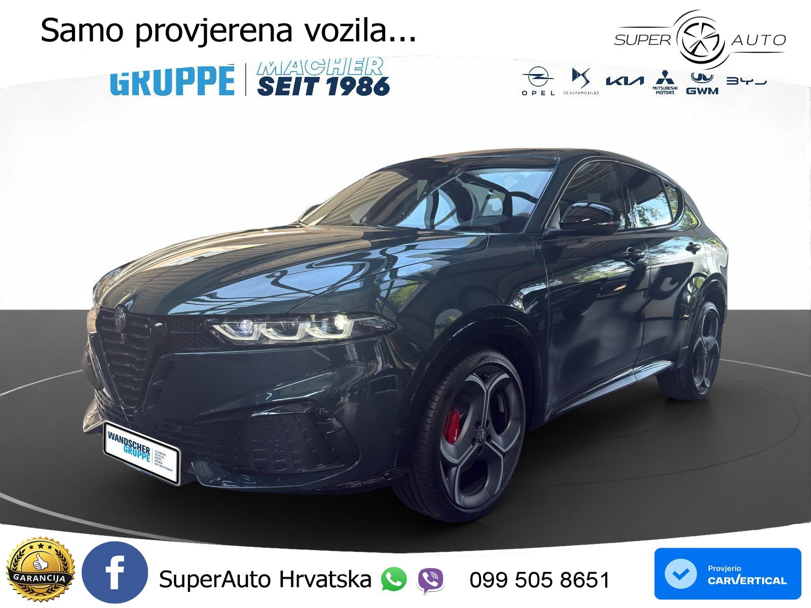 Alfa Romeo Tonale 1.5 VGT (174 KS) Hybrid TCT LED+GR SJED+ACC