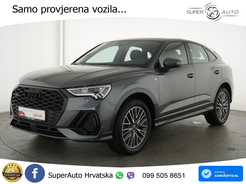 Audi Q3 Sportback 40 TFSI (190 KS) quattro S tronic S line ACC+GR SJED+360+PANO