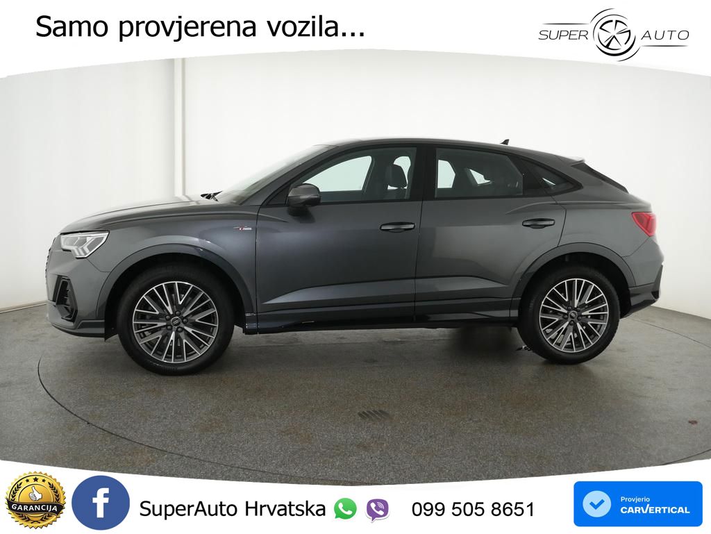 Audi Q3 Sportback 40 TFSI (190 KS) quattro S tronic S line ACC+GR SJED+360+PANO