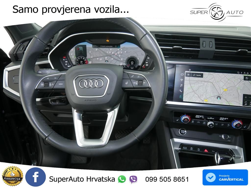 Audi Q3 Sportback 40 TFSI (190 KS) quattro S tronic S line ACC+GR SJED+360+PANO