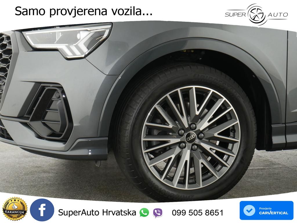 Audi Q3 Sportback 40 TFSI (190 KS) quattro S tronic S line ACC+GR SJED+360+PANO