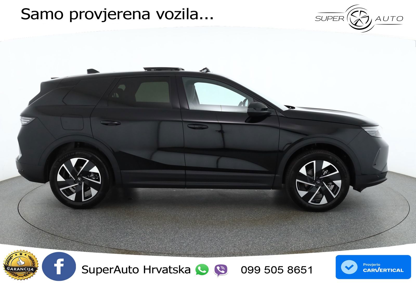 Opel Grandland 1.2 Turbo (145 KS) Hybrid eDCT Ultimate ACC+HEAD+GR SJED+360+PANO