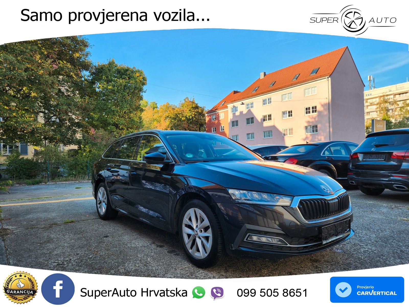 Škoda Octavia Combi 2.0 TDI (150 KS) DSG LED+GR SJED+ACC