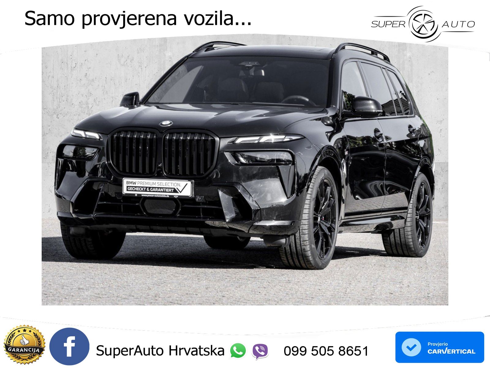 BMW X7 40d (352 KS) xDrive Steptronic M Sport ZRAČNI+ACC+GR SJED+KAM+PANO