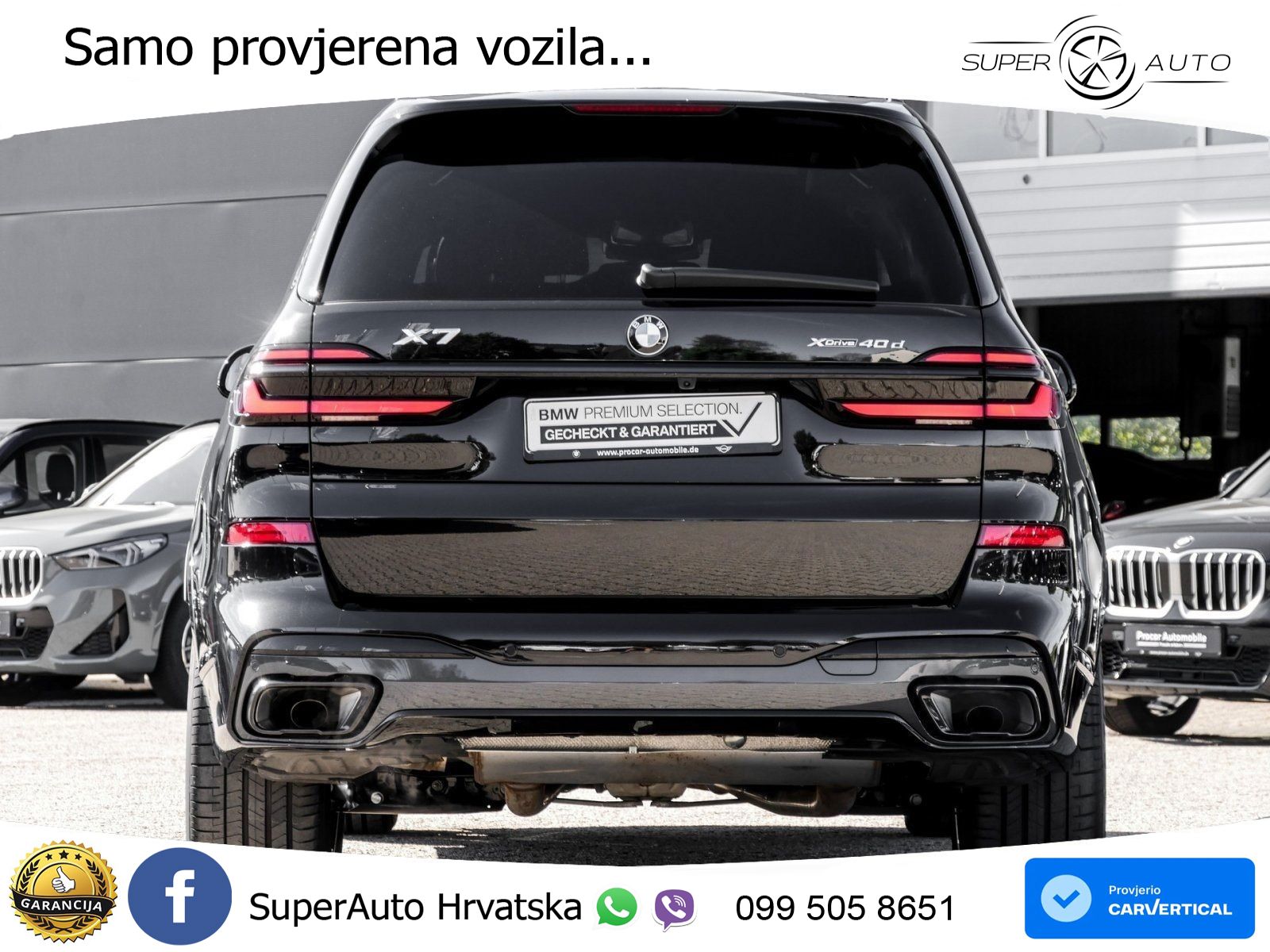 BMW X7 40d (352 KS) xDrive Steptronic M Sport ZRAČNI+ACC+GR SJED+KAM+PANO