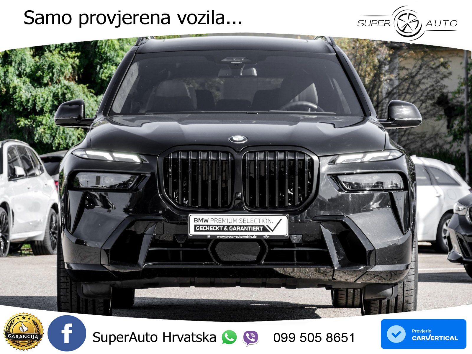 BMW X7 40d (352 KS) xDrive Steptronic M Sport ZRAČNI+ACC+GR SJED+KAM+PANO