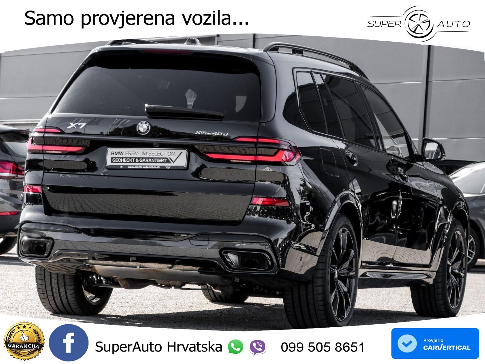BMW X7 40d (352 KS) xDrive Steptronic M Sport ZRAČNI+ACC+GR SJED+KAM+PANO
