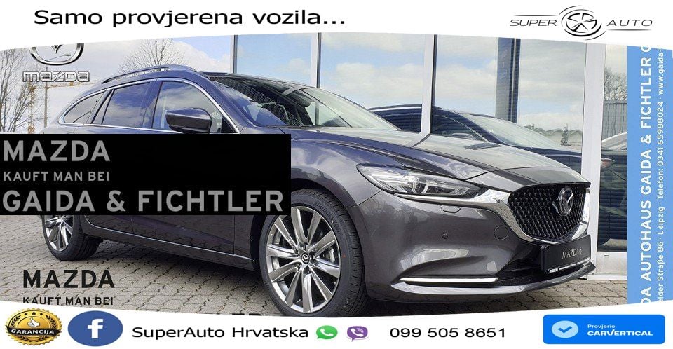 Mazda 6 Sport Combi 2.5 SKYACTIV-G (194 KS) SKYACTIV-Drive LED+ACC