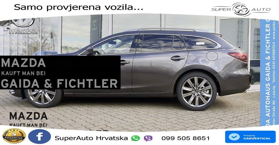 Mazda 6 Sport Combi 2.5 SKYACTIV-G (194 KS) SKYACTIV-Drive LED+ACC