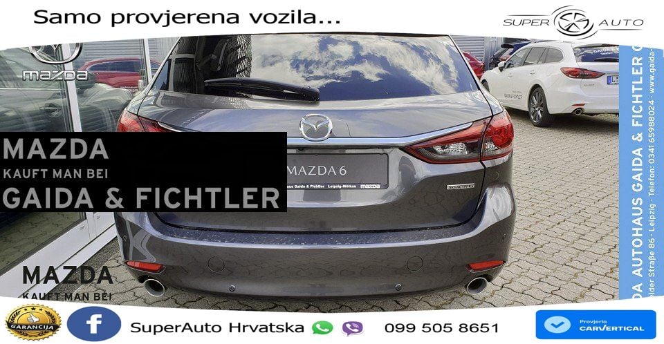 Mazda 6 Sport Combi 2.5 SKYACTIV-G (194 KS) SKYACTIV-Drive LED+ACC