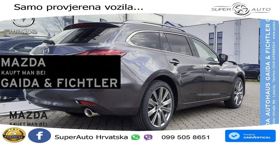 Mazda 6 Sport Combi 2.5 SKYACTIV-G (194 KS) SKYACTIV-Drive LED+ACC