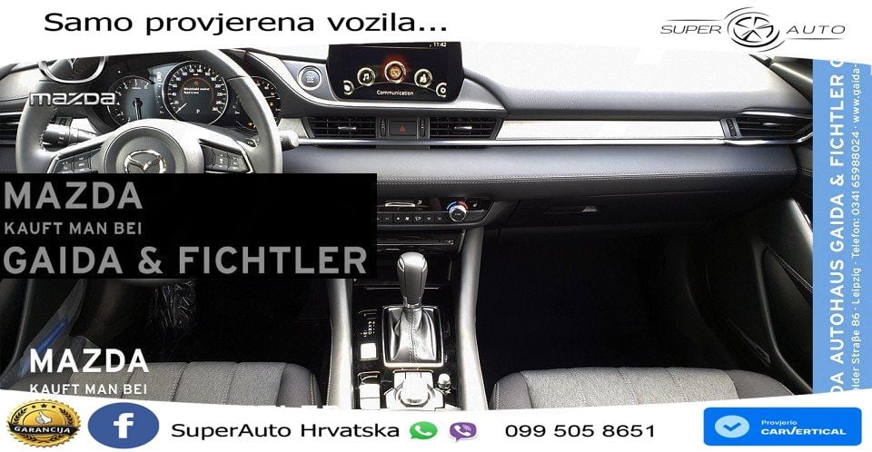 Mazda 6 Sport Combi 2.5 SKYACTIV-G (194 KS) SKYACTIV-Drive LED+ACC