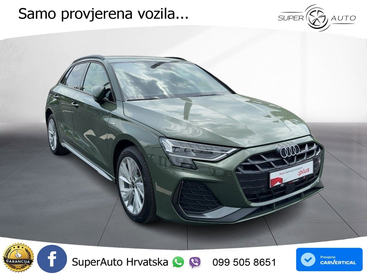 Audi A3 40 TFSIe (204 KS) S tronic S line LED+GR SJED+ACC