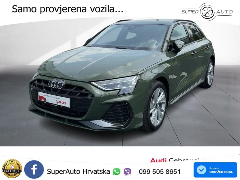 Audi A3 40 TFSIe (204 KS) S tronic S line LED+GR SJED+ACC