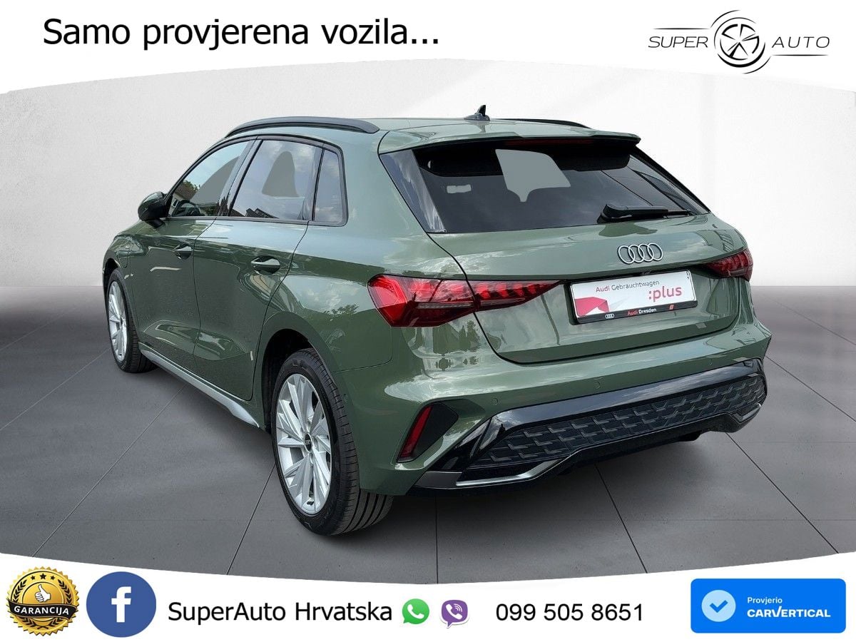 Audi A3 40 TFSIe (204 KS) S tronic S line LED+GR SJED+ACC