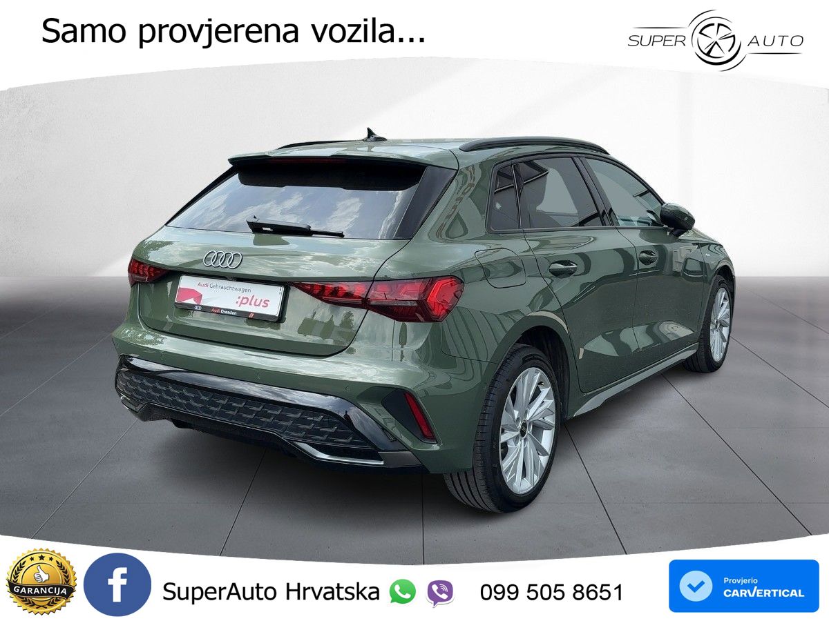 Audi A3 40 TFSIe (204 KS) S tronic S line LED+GR SJED+ACC