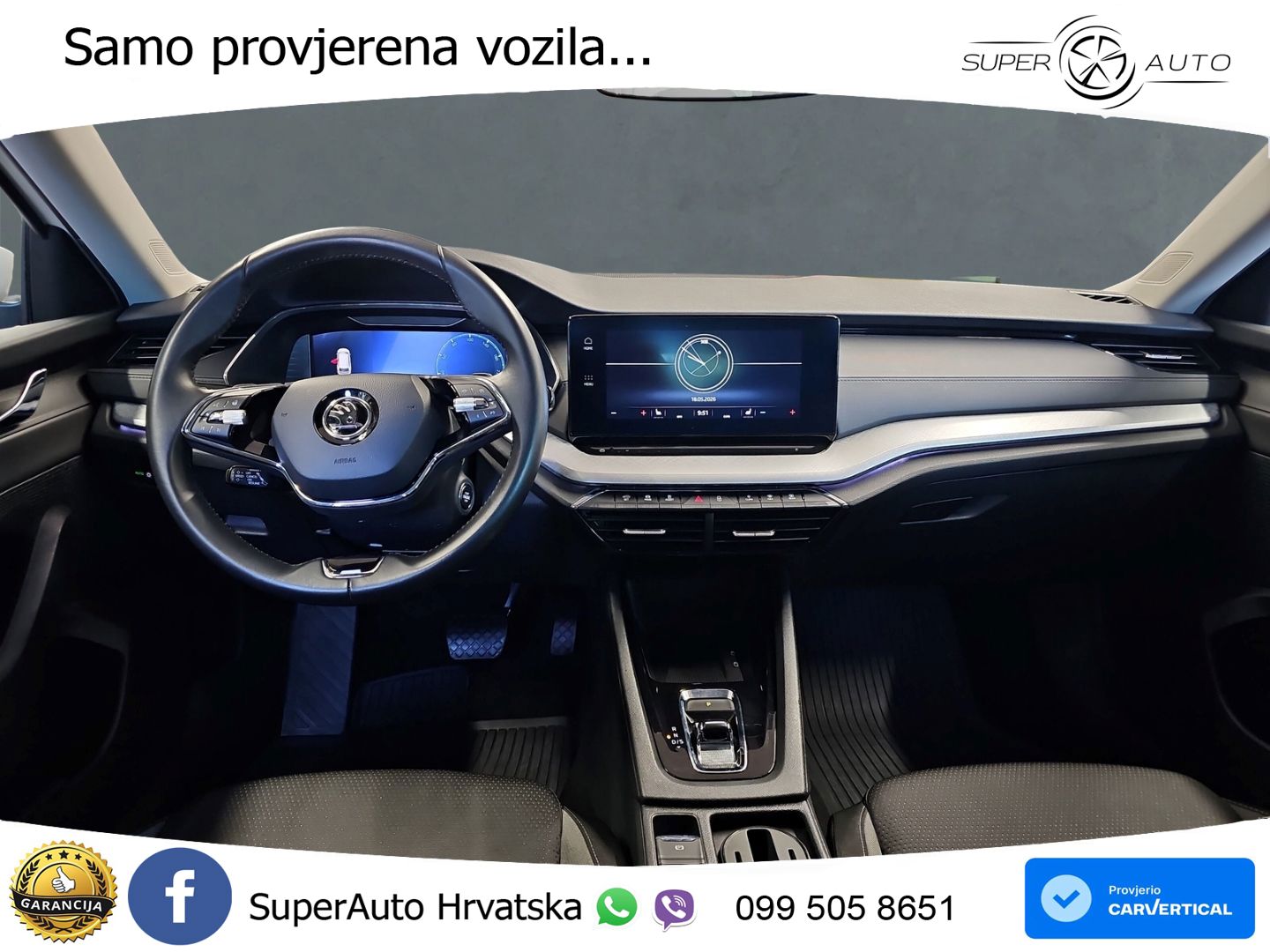 Škoda Octavia Combi 2.0 TDI (150 KS) DSG LED+GR SJED+ACC