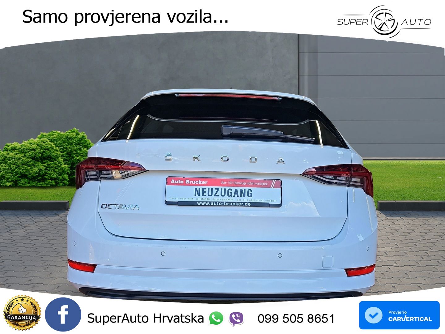 Škoda Octavia Combi 2.0 TDI (150 KS) DSG LED+GR SJED+ACC
