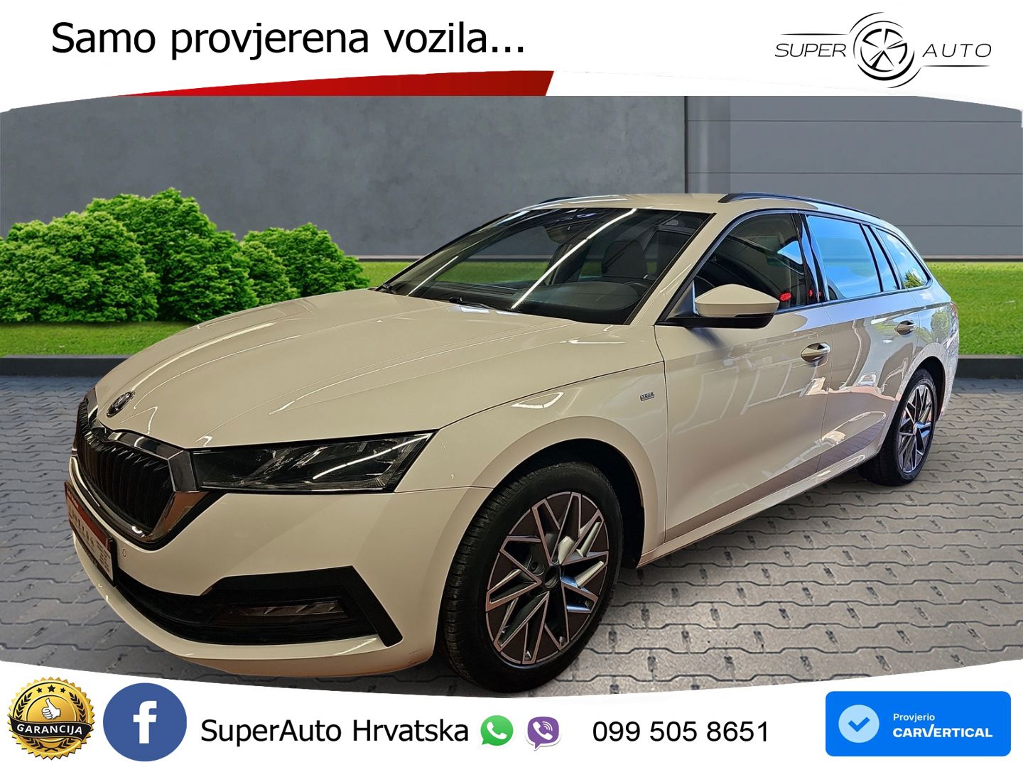 Škoda Octavia Combi 2.0 TDI (150 KS) DSG LED+GR SJED+ACC