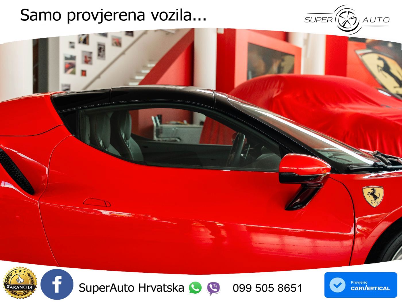 Ferrari 296 GTS 3.0 V6 (830 KS) F1 DCT LED+ACC