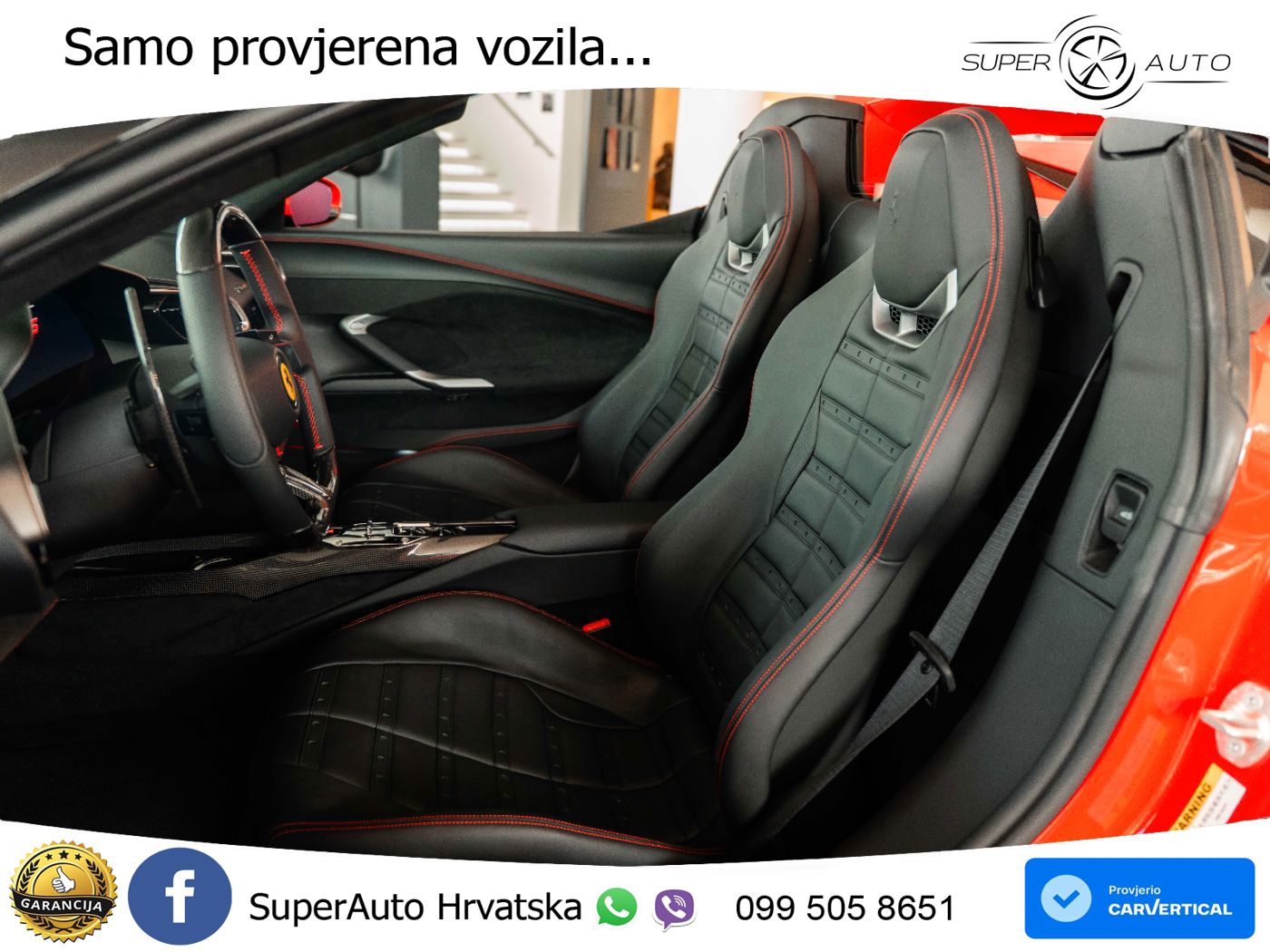 Ferrari 296 GTS 3.0 V6 (830 KS) F1 DCT LED+ACC