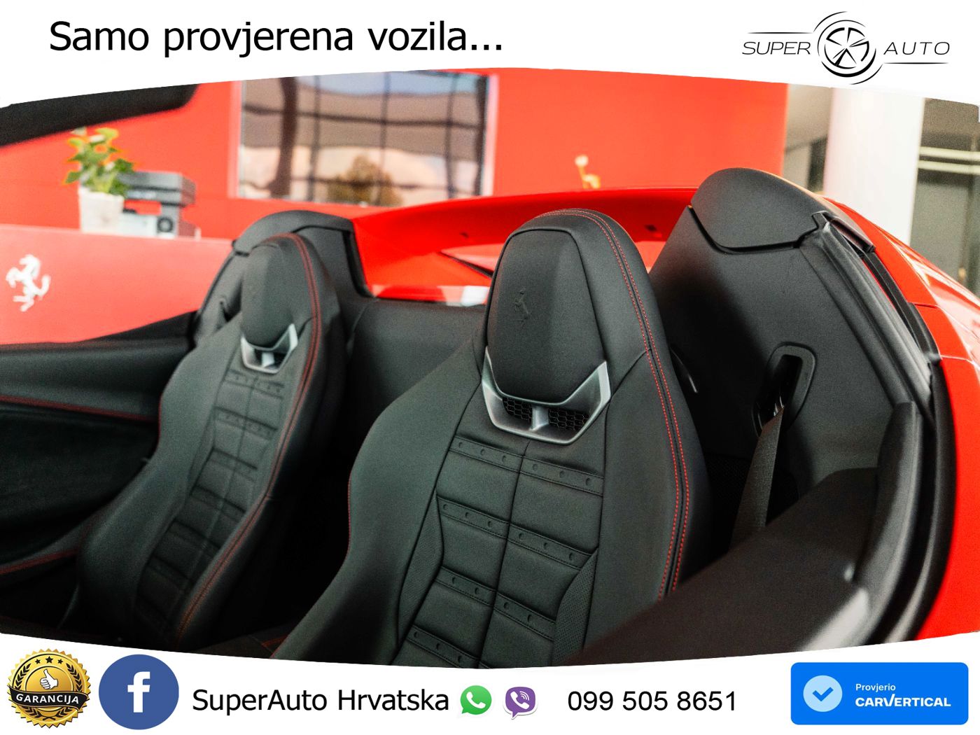 Ferrari 296 GTS 3.0 V6 (830 KS) F1 DCT LED+ACC