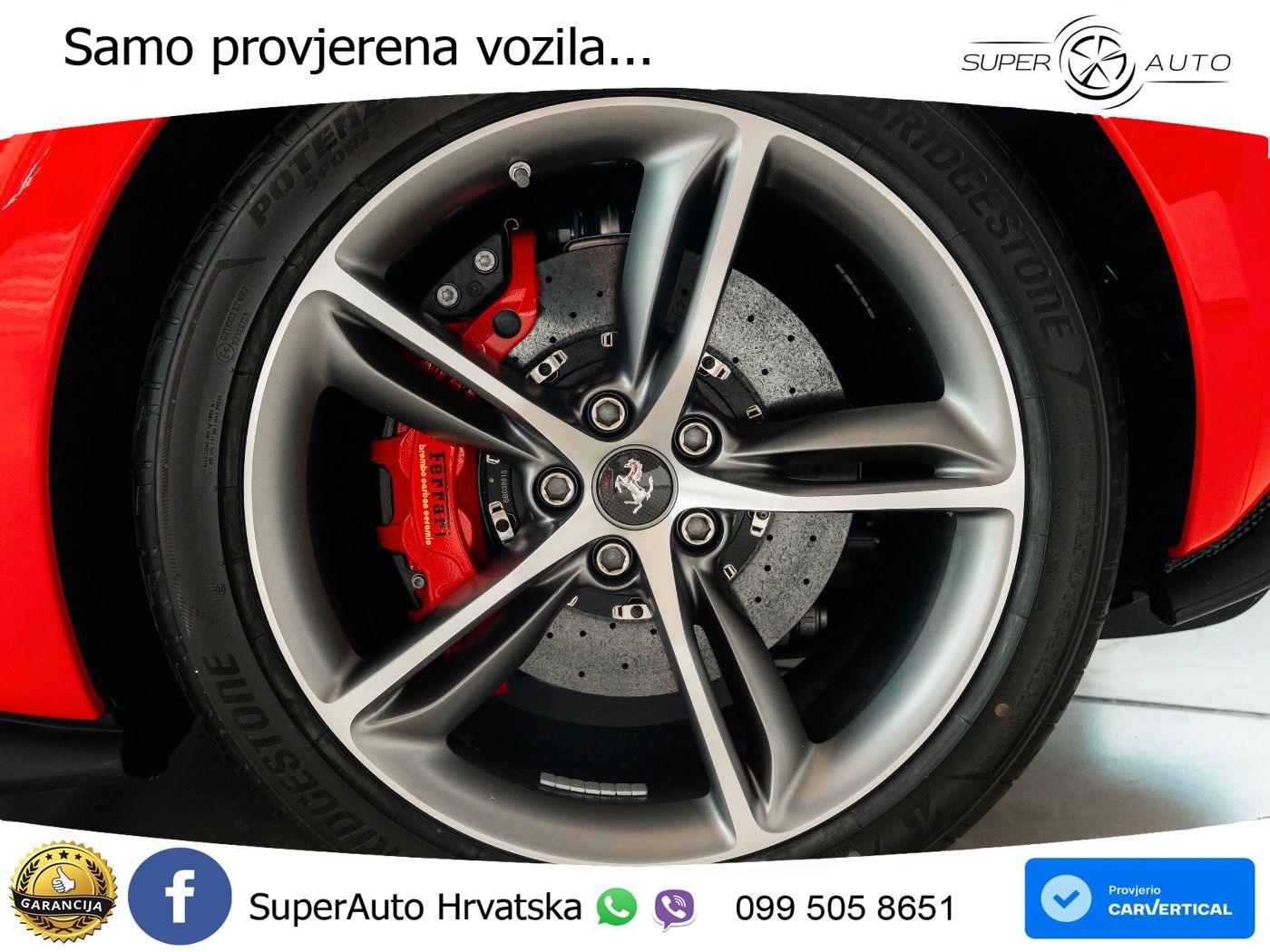 Ferrari 296 GTS 3.0 V6 (830 KS) F1 DCT LED+ACC