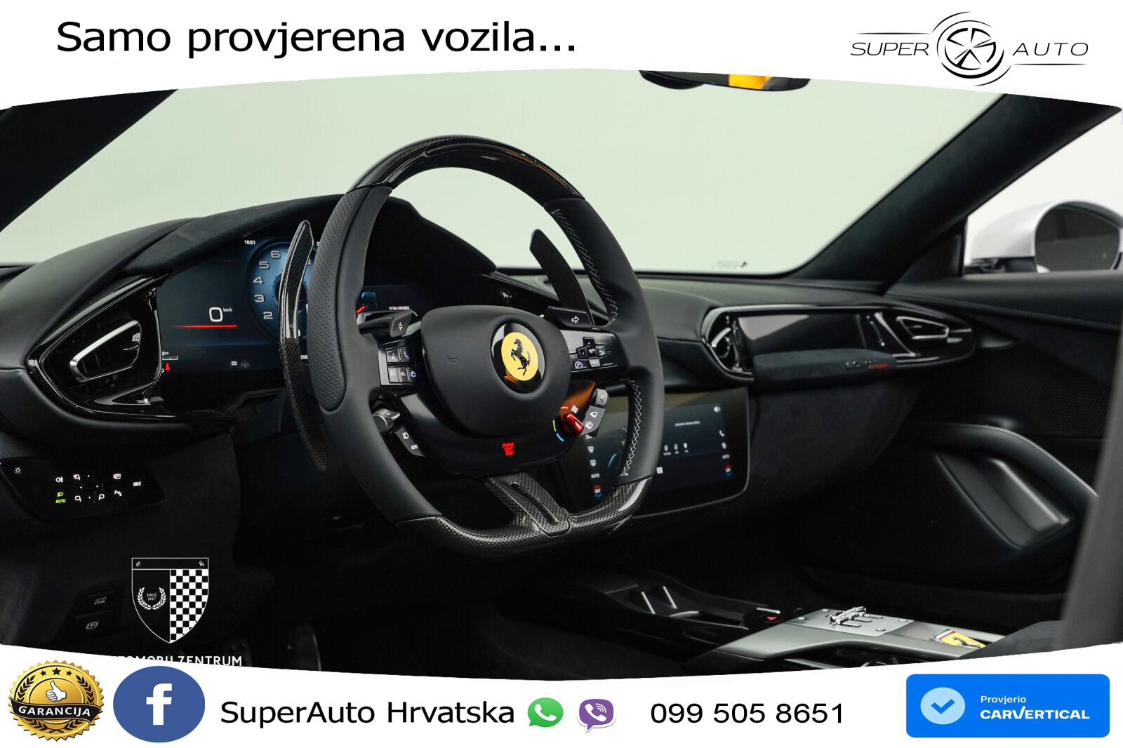 Ferrari 12Cilindri Spider 6.5 V12 (830 KS) F1 DCT LED+ACC