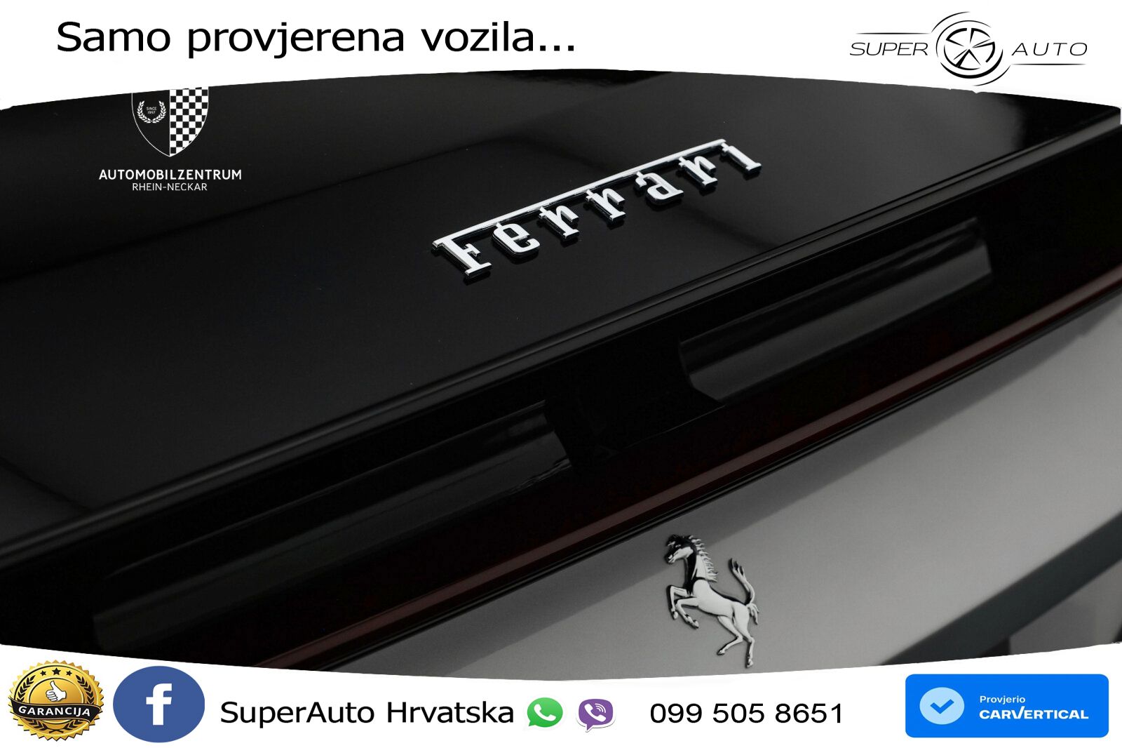 Ferrari 12Cilindri Spider 6.5 V12 (830 KS) F1 DCT LED+ACC