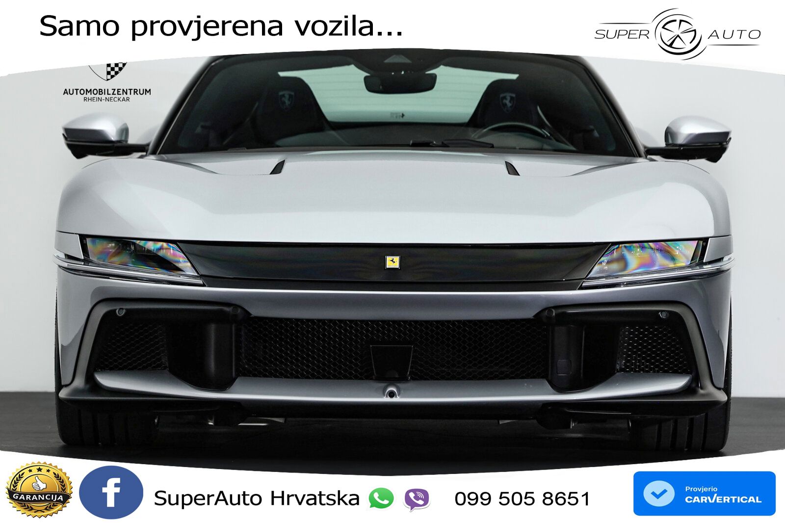 Ferrari 12Cilindri Spider 6.5 V12 (830 KS) F1 DCT LED+ACC