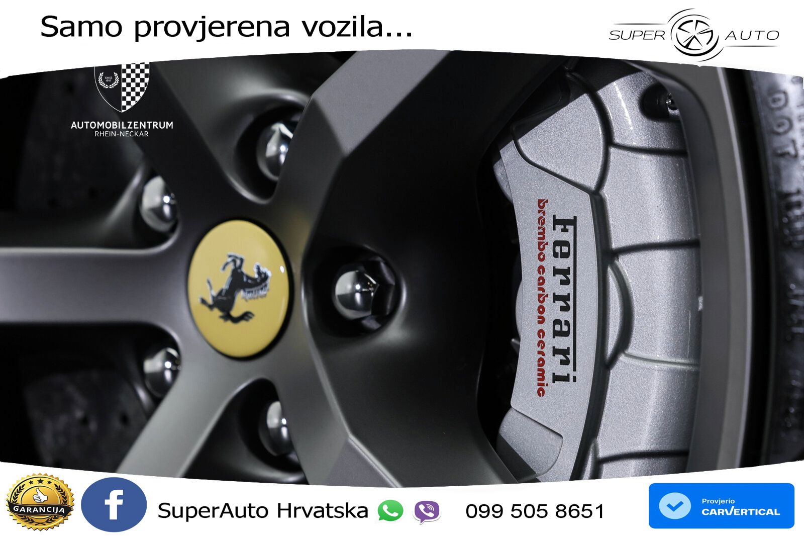 Ferrari 12Cilindri Spider 6.5 V12 (830 KS) F1 DCT LED+ACC