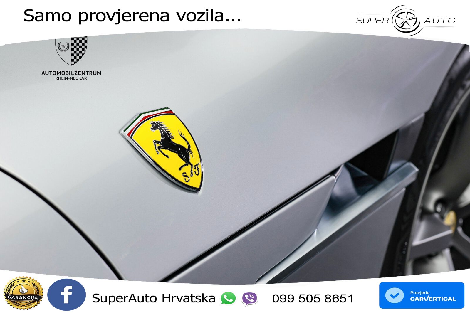 Ferrari 12Cilindri Spider 6.5 V12 (830 KS) F1 DCT LED+ACC