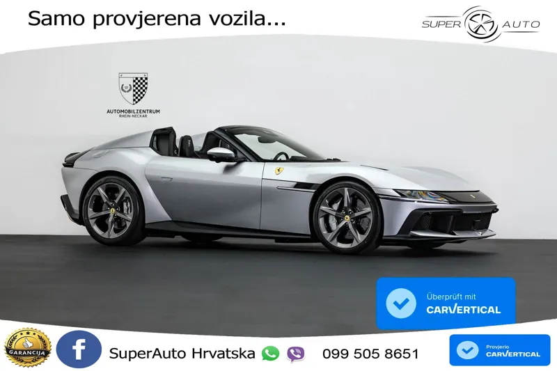 Ferrari 12Cilindri Spider 6.5 V12 (830 KS) F1 DCT LED+ACC