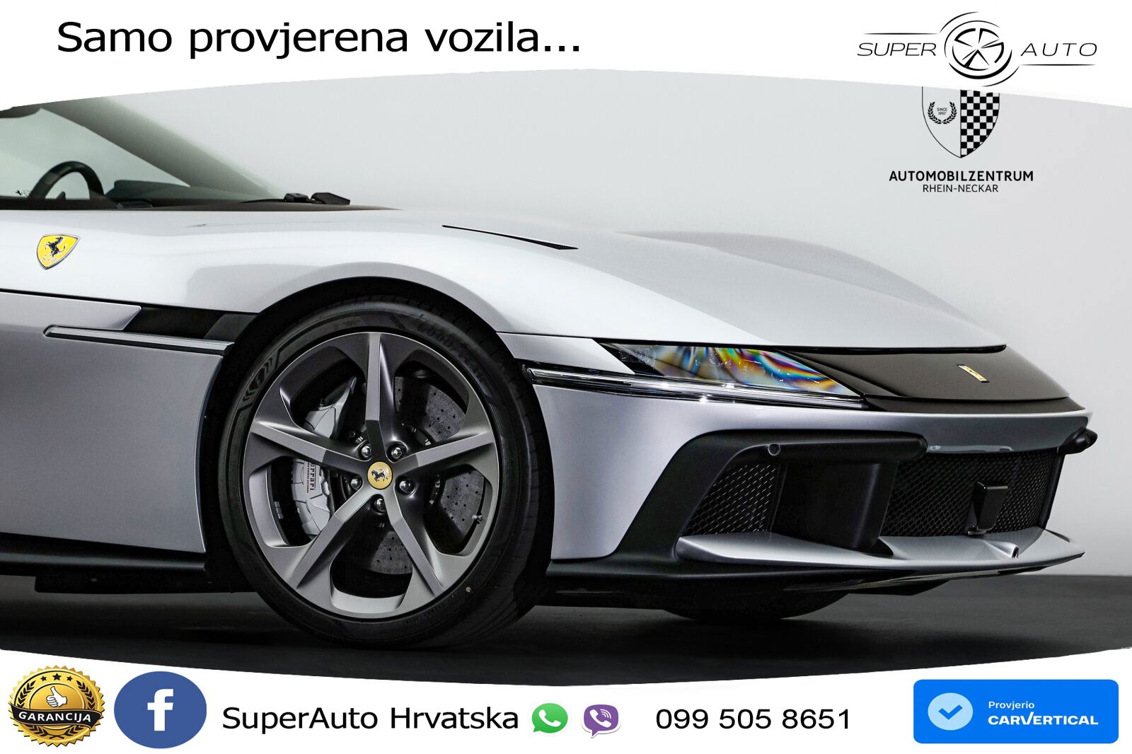 Ferrari 12Cilindri Spider 6.5 V12 (830 KS) F1 DCT LED+ACC