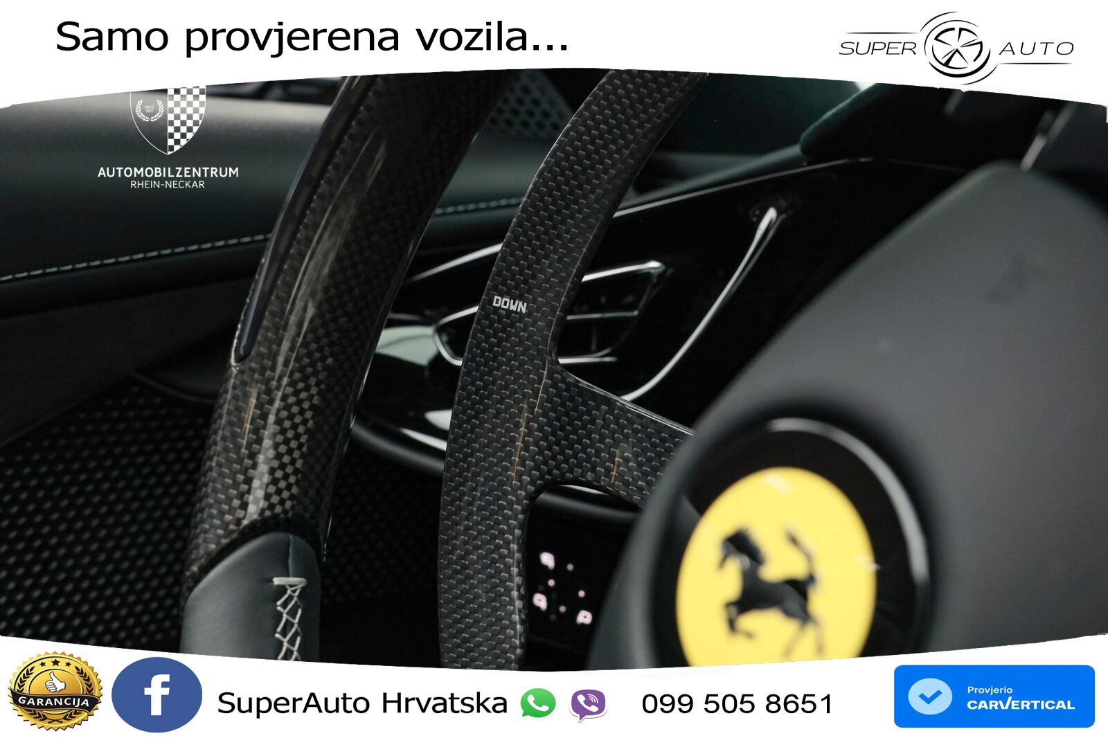 Ferrari 12Cilindri Spider 6.5 V12 (830 KS) F1 DCT LED+ACC