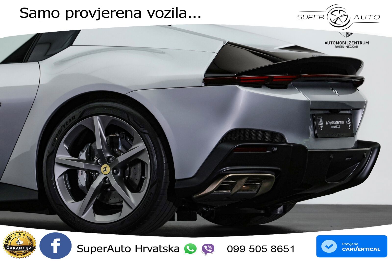 Ferrari 12Cilindri Spider 6.5 V12 (830 KS) F1 DCT LED+ACC