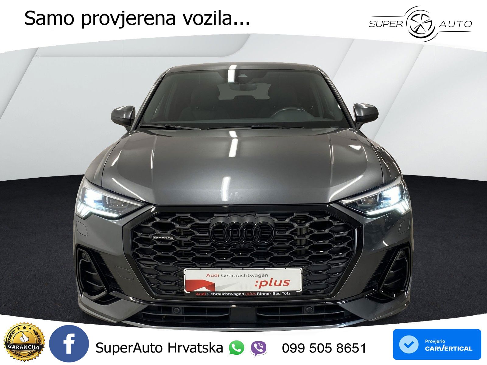 Audi Q3 II Sportback 40 TFSI (190 KS) quattro S tronic LED+GR SJED+ACC