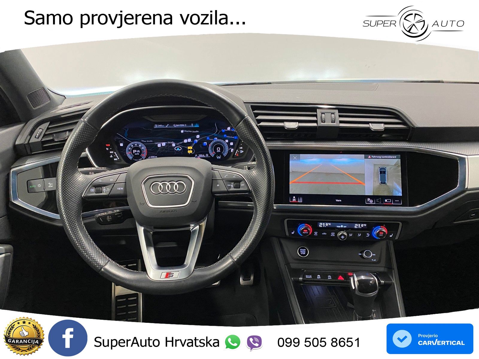 Audi Q3 II Sportback 40 TFSI (190 KS) quattro S tronic LED+GR SJED+ACC