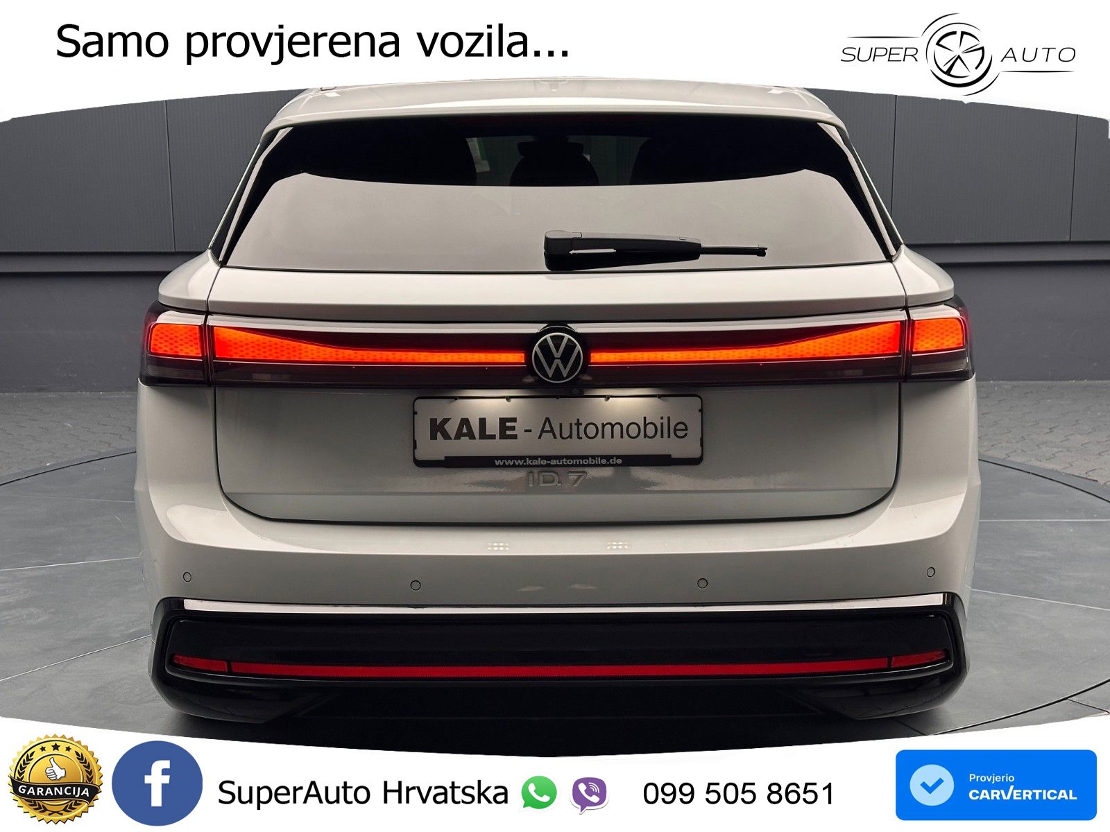 Volkswagen ID.7 Pro 82 kWh (286 KS)