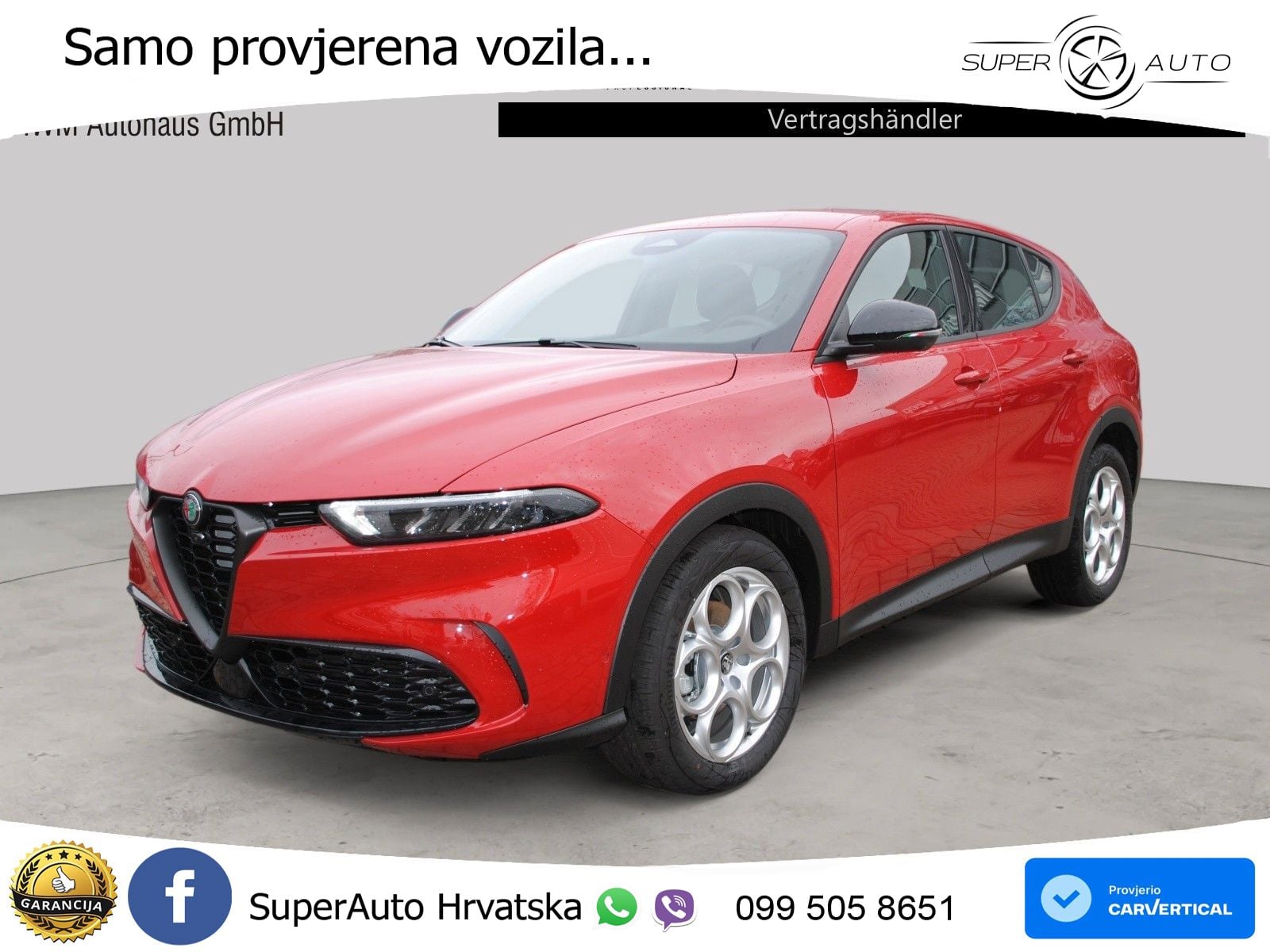 Alfa Romeo Tonale 1.6 VGT-D (130 KS) TCT LED+GR SJED+ACC