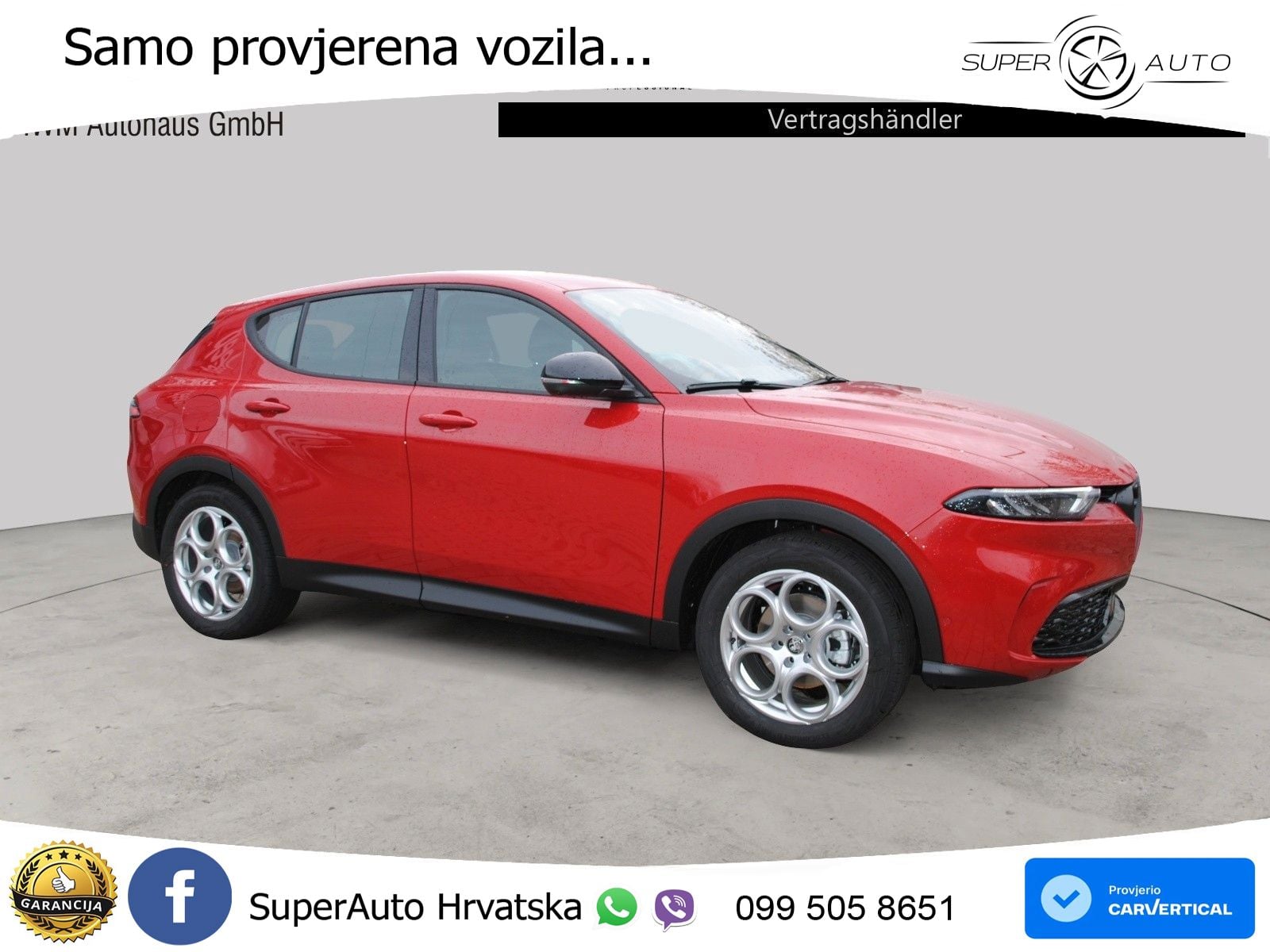 Alfa Romeo Tonale 1.6 VGT-D (130 KS) TCT LED+GR SJED+ACC