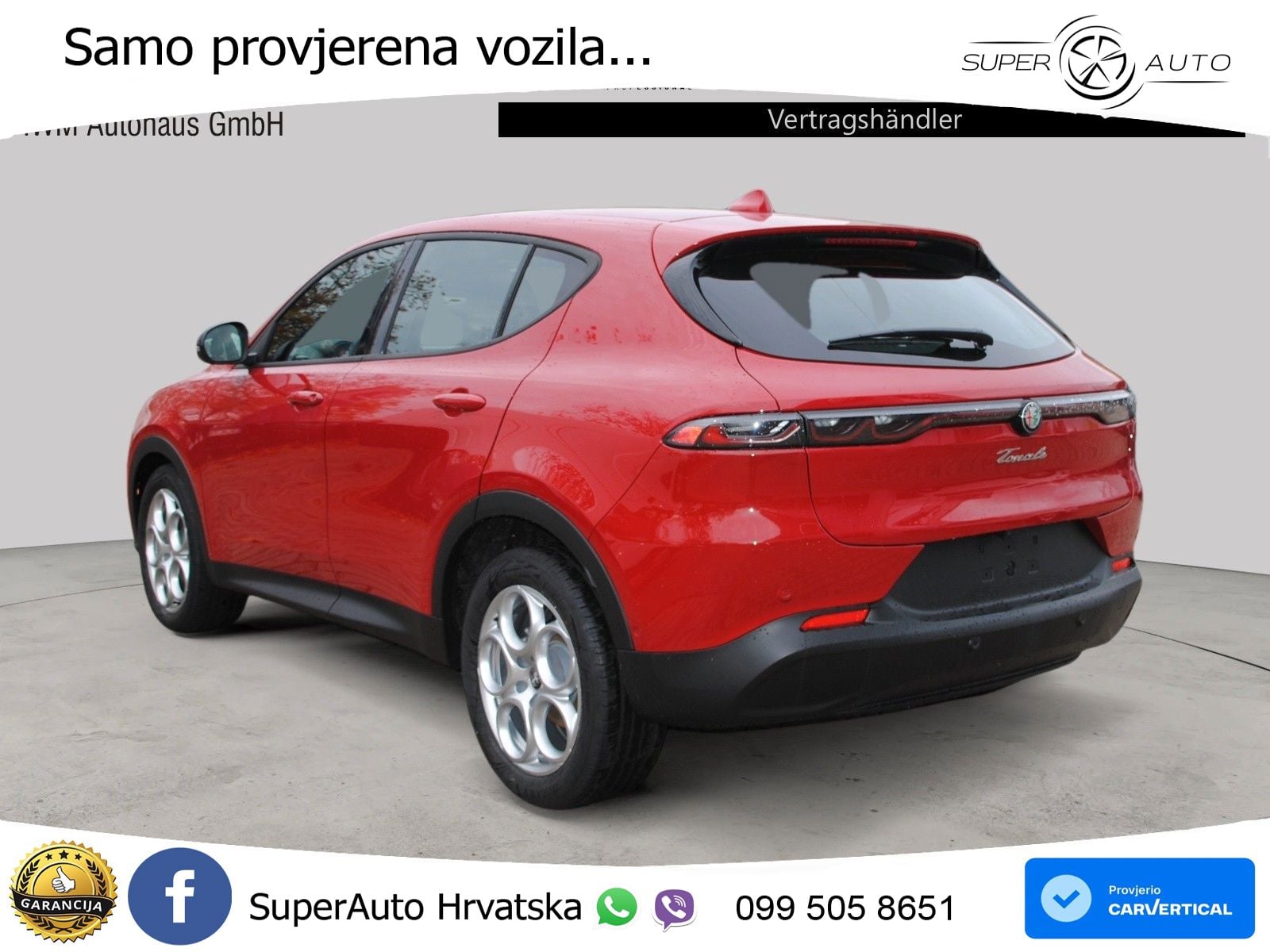 Alfa Romeo Tonale 1.6 VGT-D (130 KS) TCT LED+GR SJED+ACC