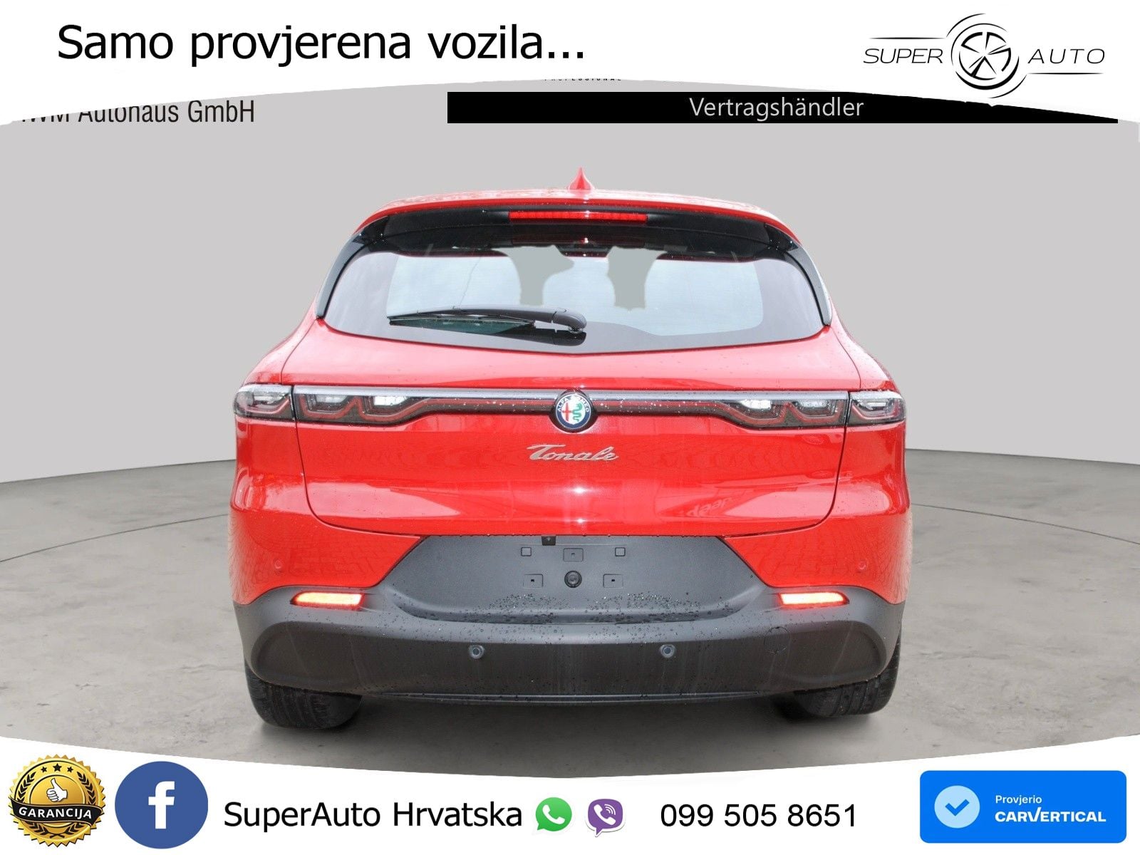 Alfa Romeo Tonale 1.6 VGT-D (130 KS) TCT LED+GR SJED+ACC