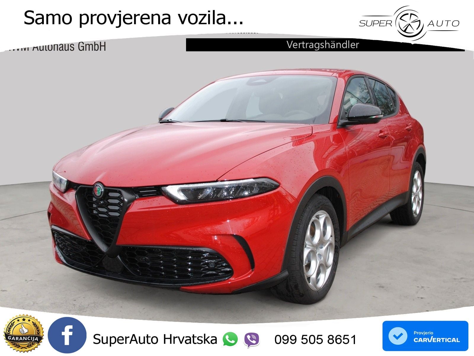 Alfa Romeo Tonale 1.6 VGT-D (130 KS) TCT LED+GR SJED+ACC