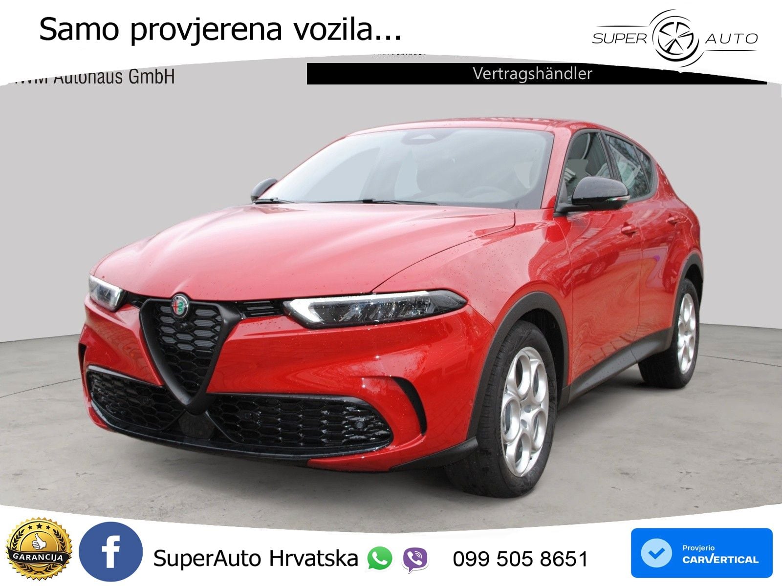 Alfa Romeo Tonale 1.6 VGT-D (130 KS) TCT LED+GR SJED+ACC