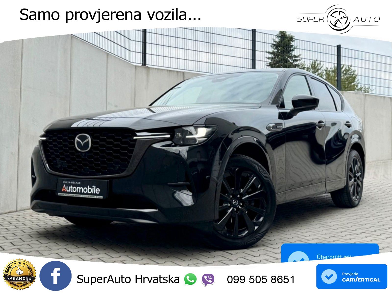 Mazda CX-60 3.3 e-Skyactiv D (254 KS) AWD Automatic LED+GR SJED+ACC