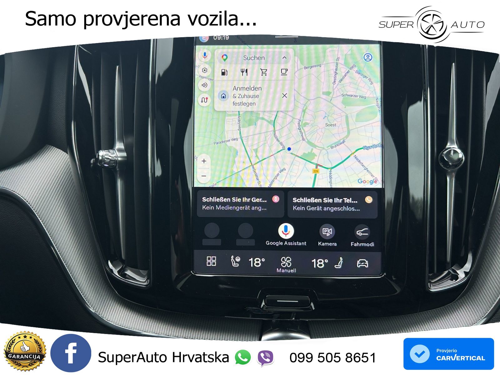Volvo XC60 B5 Benzin AWD Geartronic ZRAČNI+ACC+4xGR SJED+KAM