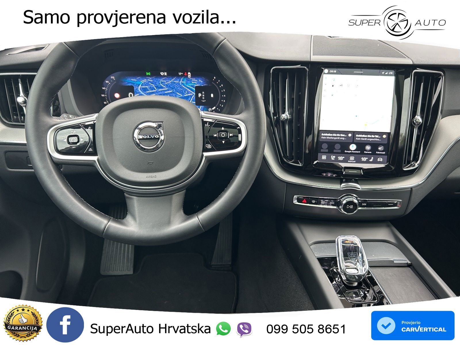 Volvo XC60 B5 Benzin AWD Geartronic ZRAČNI+ACC+4xGR SJED+KAM