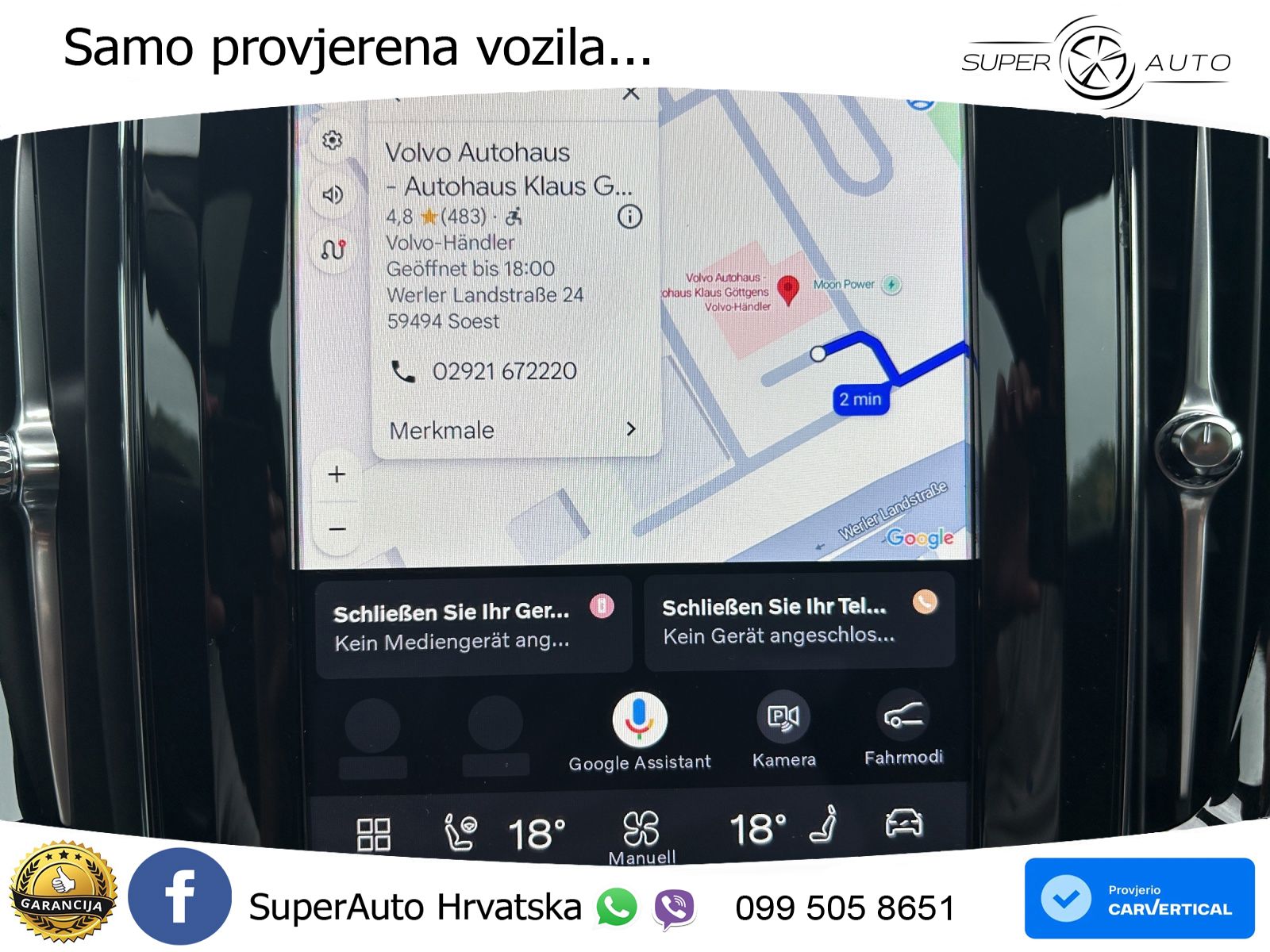 Volvo XC60 B5 Benzin AWD Geartronic ZRAČNI+ACC+4xGR SJED+KAM